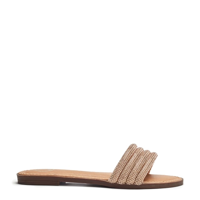 b.soleful b.soleful Women's 'Lusina' Porvair Sandals in Light Tan - 3