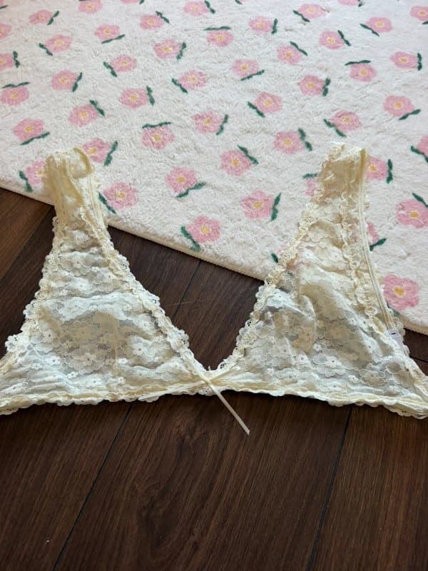 ASOS ASOS buttermilk lace bralette