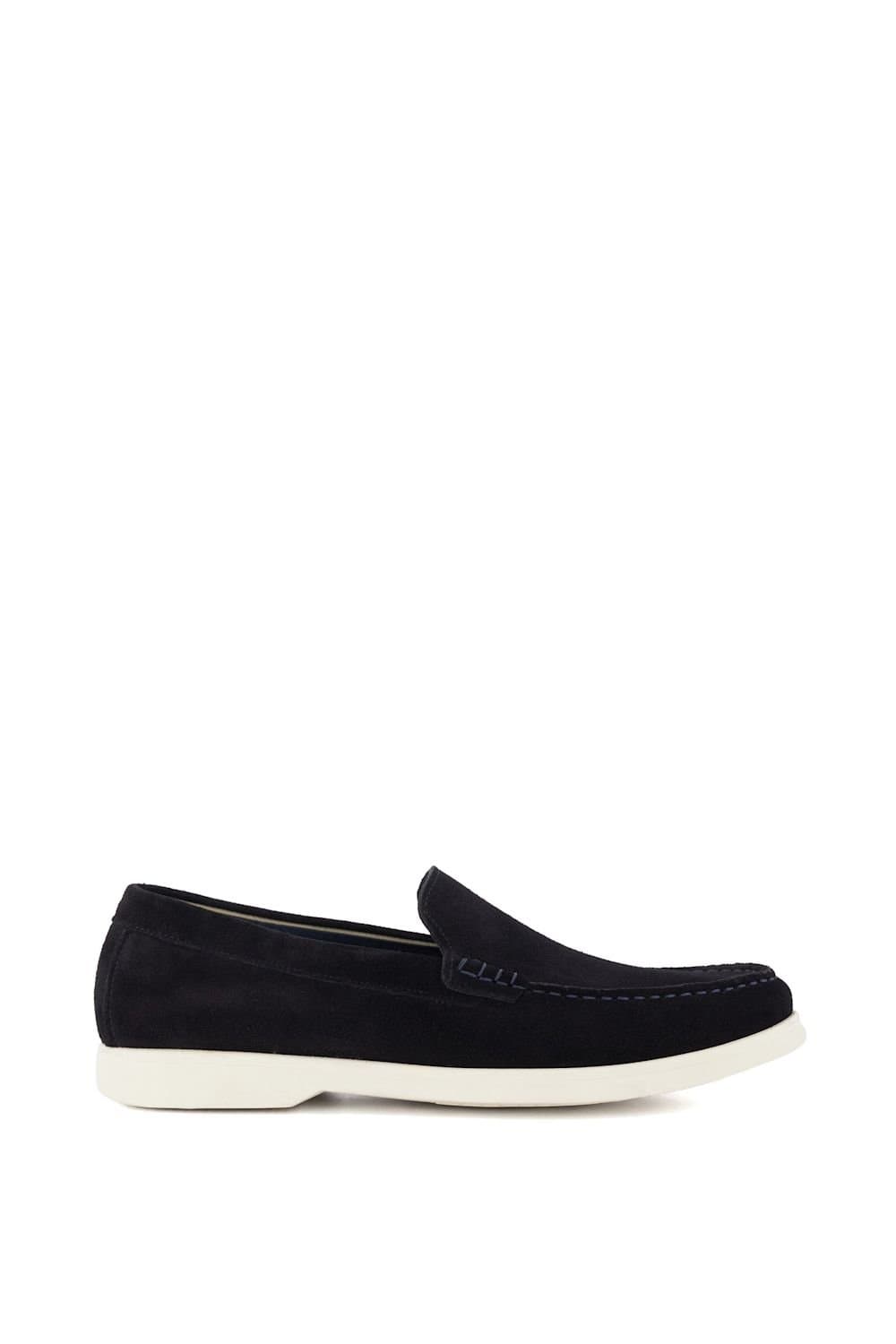 Dune London Dune London Men's 'Buftonn' Suede Loafers in Blue
