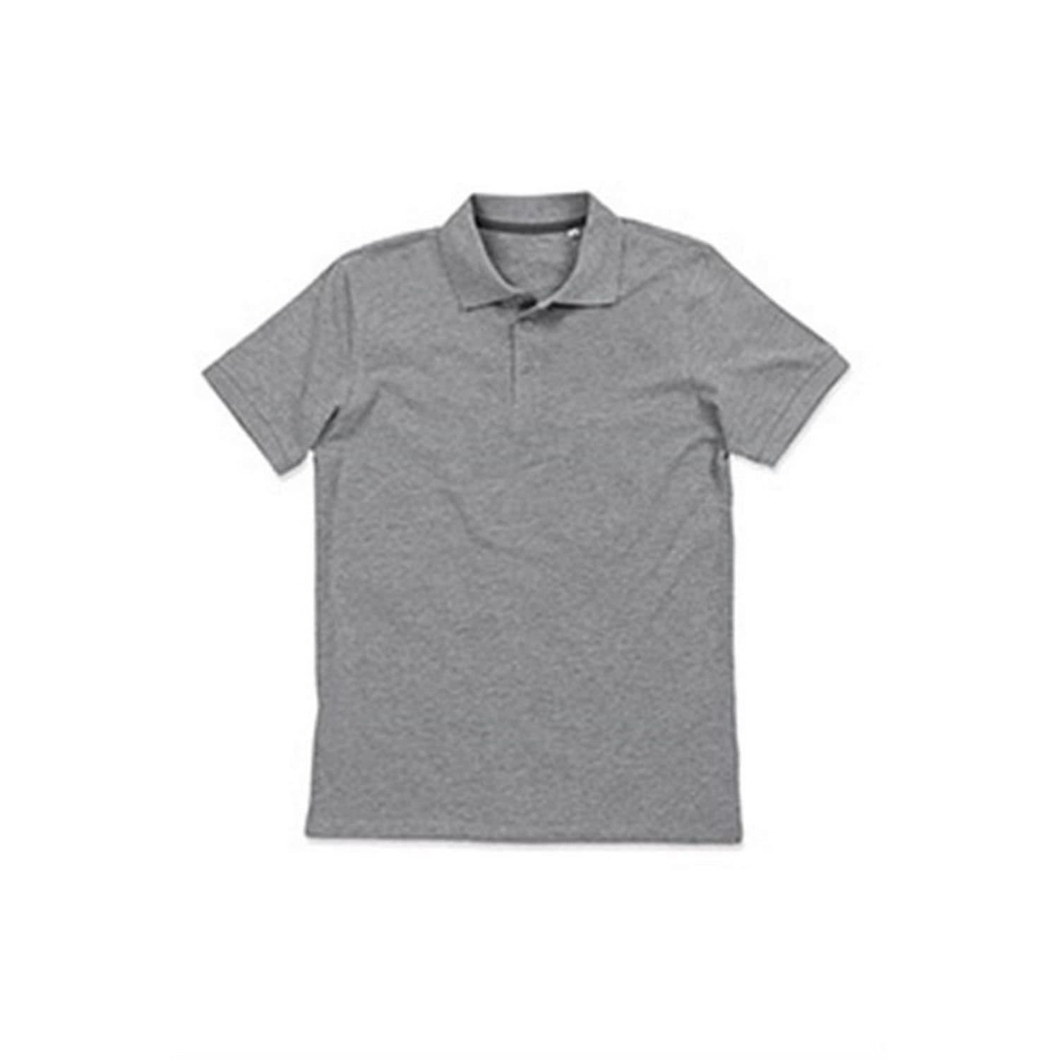 Stedman Stars Stedman Stars Men's Harper Cotton Polo in Grey