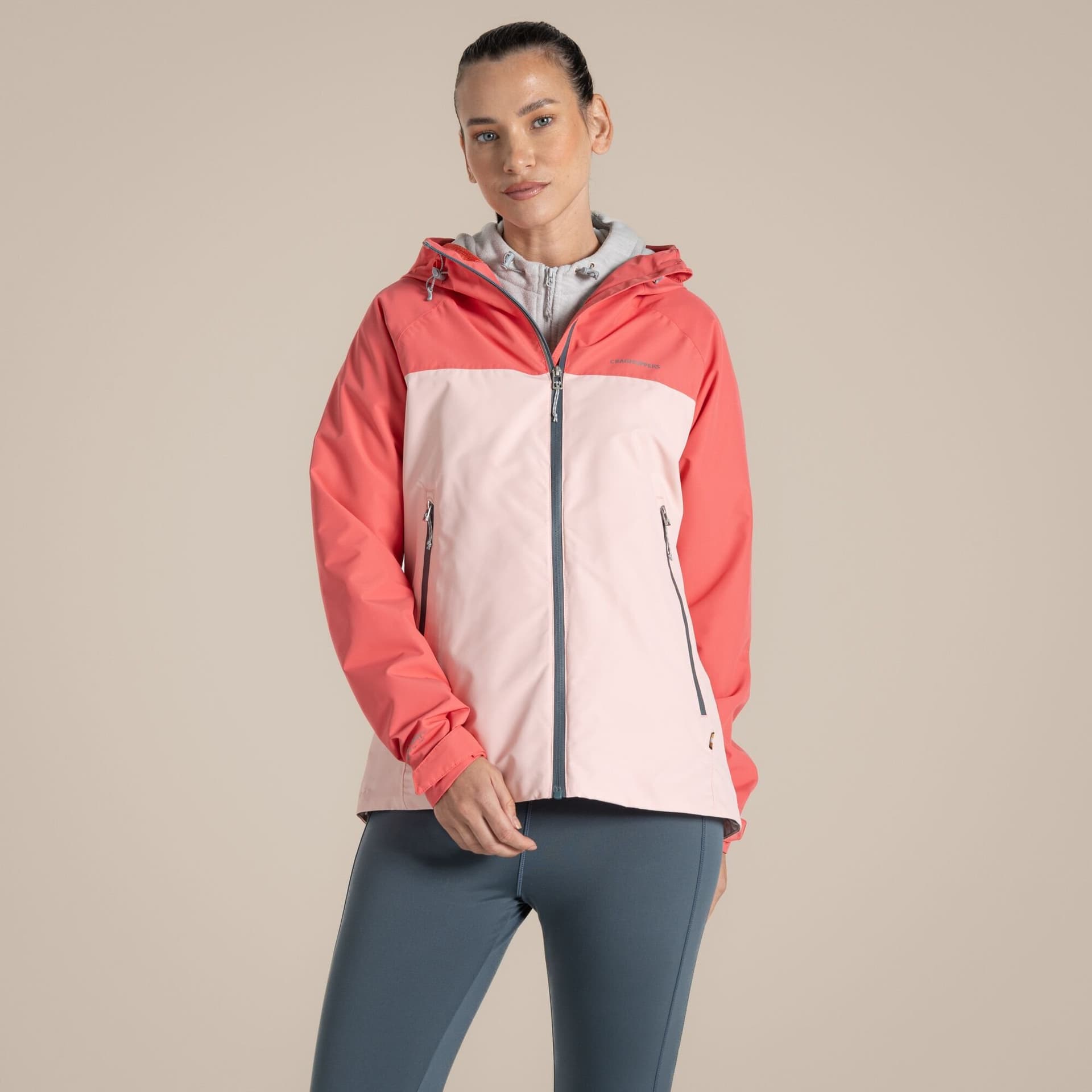 Craghoppers Craghoppers Women's Vanth Waterproof Jacket in Coral