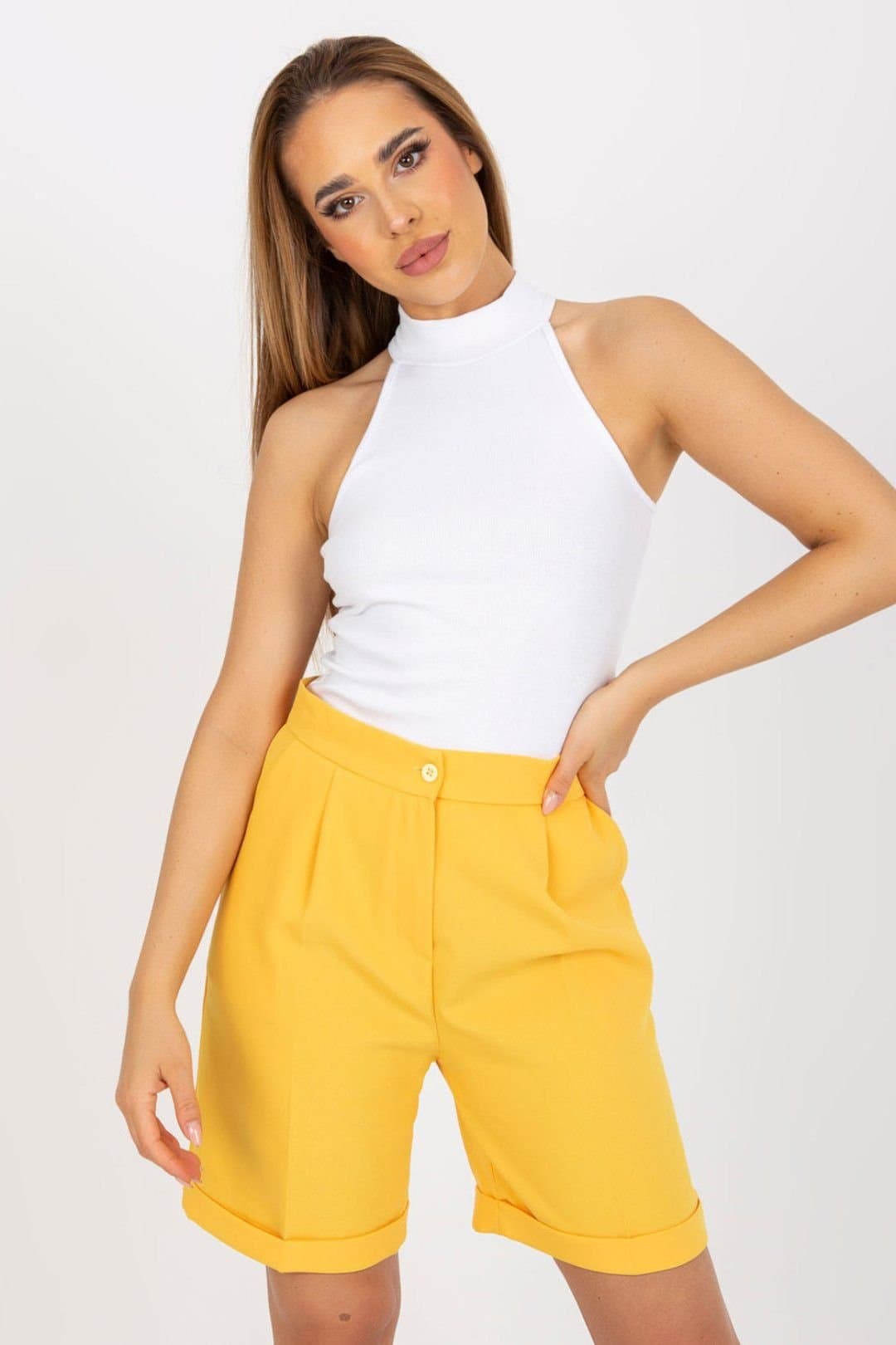 Love Lace Love Lace Women's Ribbed Half Turtleneck Top for Layering in White