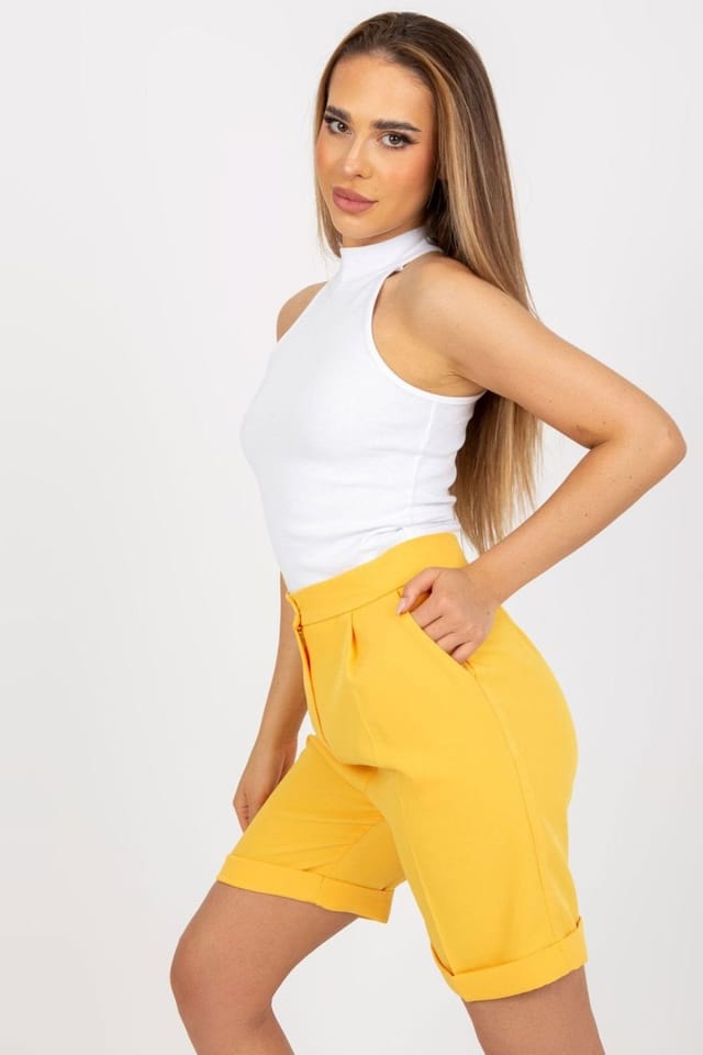 Love Lace Love Lace Women's Ribbed Half Turtleneck Top for Layering in White - 3
