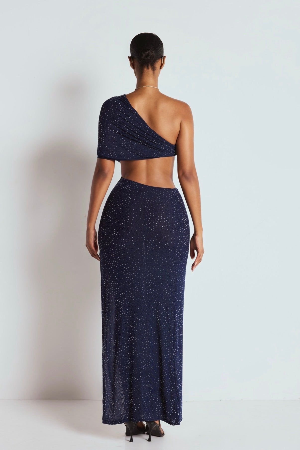 LEMONLUNAR LEMONLUNAR Women's The Ranya Maxi Dress Navy - 4