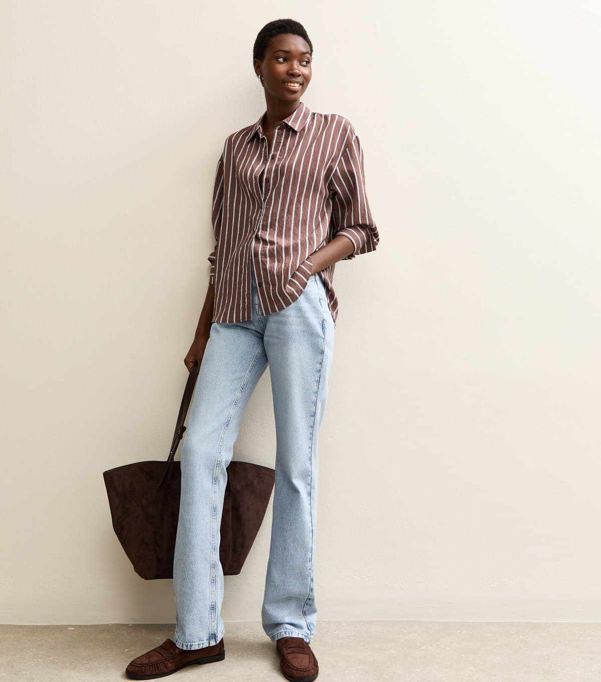 New Look New Look Light Blue Anica Straight Leg Jeans