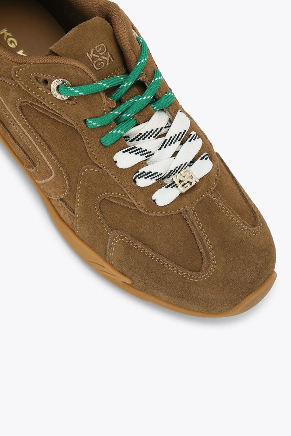 KG Kurt Geiger KG Kurt Geiger Women's 'Lather' Suede Trainers in Camel - 4