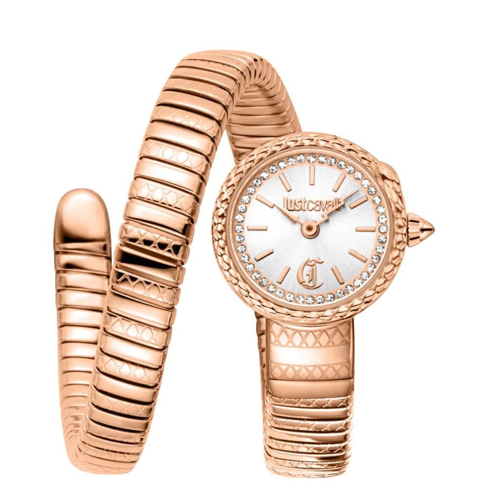 Just Cavalli Just Cavalli Women's Rose Gold Snake 316L Stainless Steel Watch