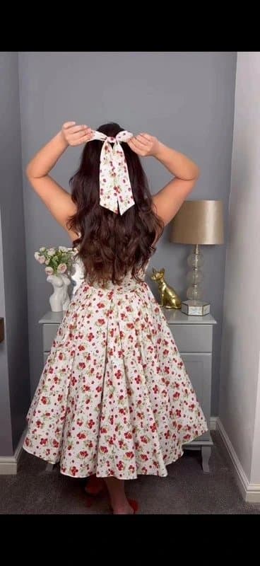 The Pretty Dress Company The pretty dress company cherry vintage style dress 8