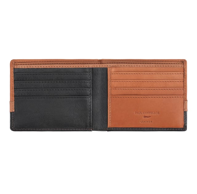 Paul Costelloe Paul Costelloe Men's Larry Leather Wallet in Brown - 2