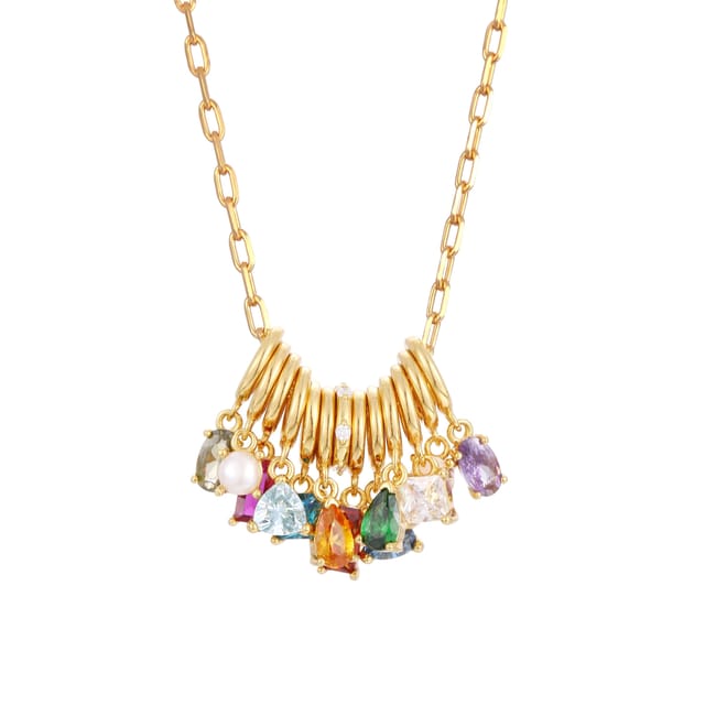 Gold Trip Gold Trip Women's February Birthstone Necklace in Gold - 3