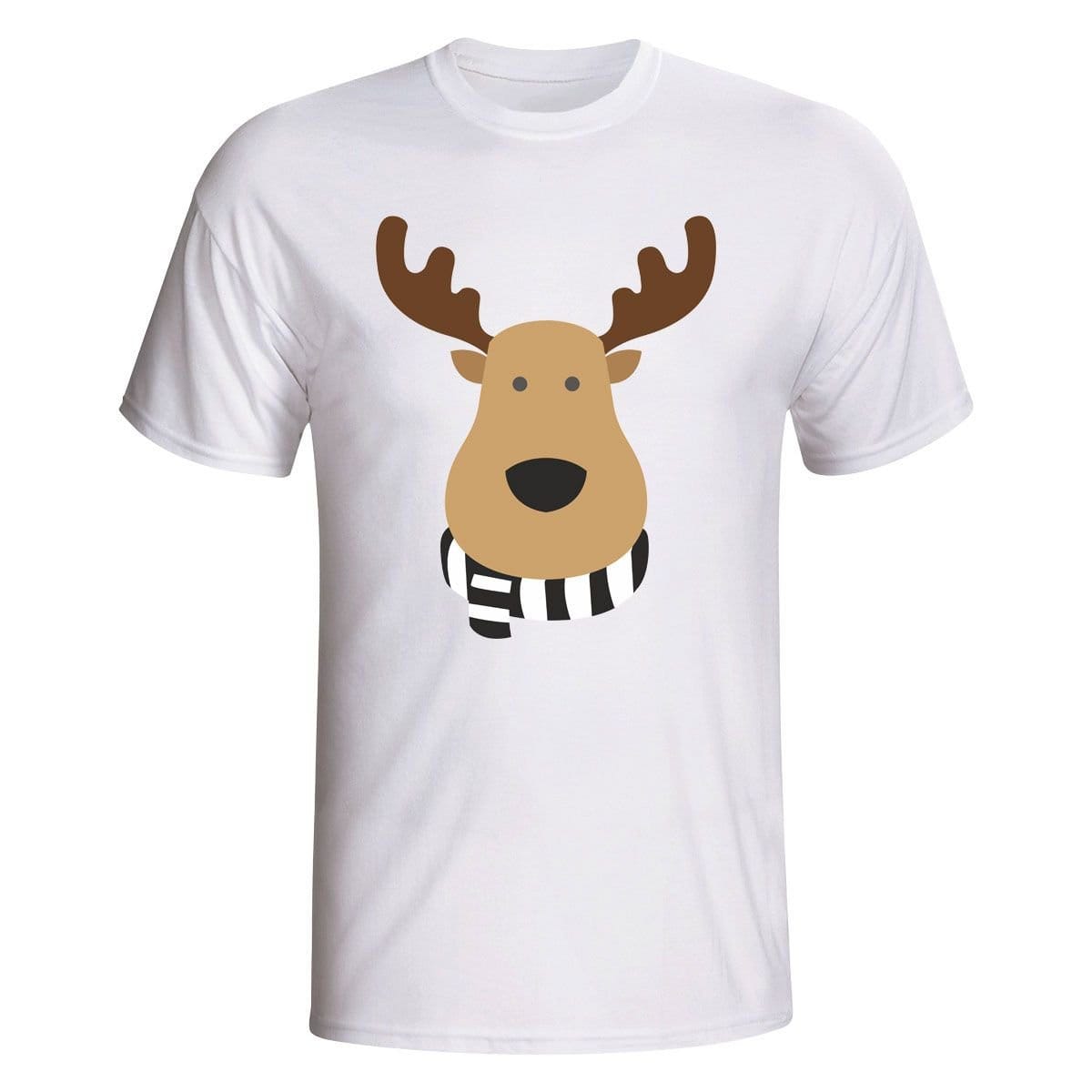 Notts County Notts County Men's Rudolph Supporters T‑shirt in White - 1
