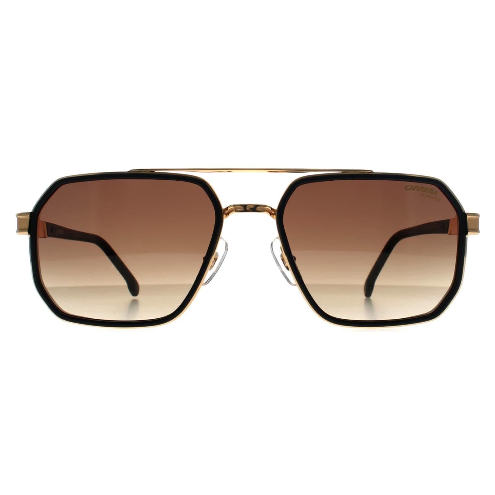 Carrera Carrera Men's Rectangle Matte Black Gold Black Brown Green Anti Reflex 1069/S