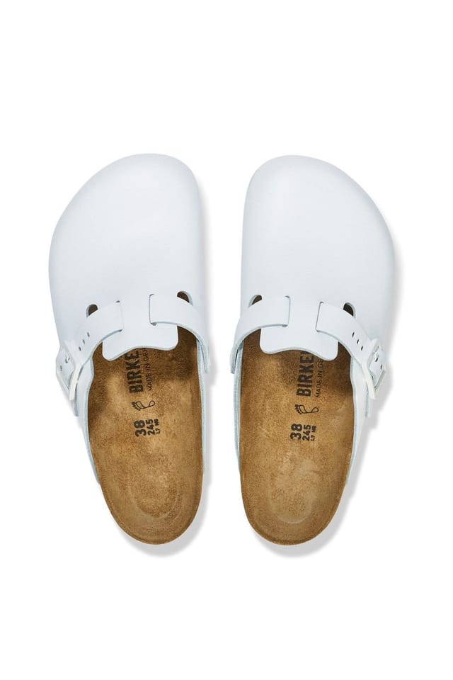 Birkenstock Birkenstock Women's Boston Pro Mule in White - 2