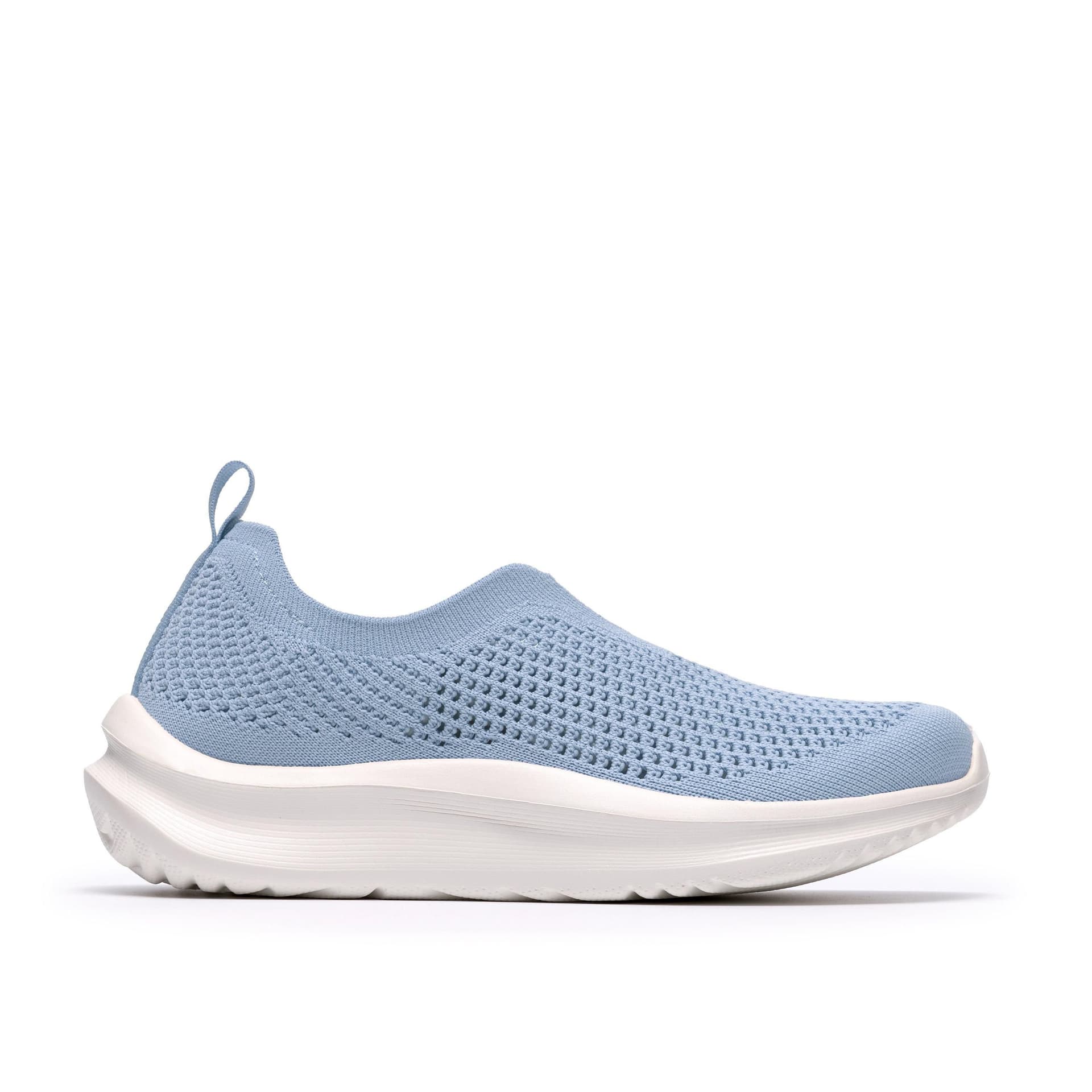 Clarks Clarks Women's Solevana Knit Light Blue Slip Ons