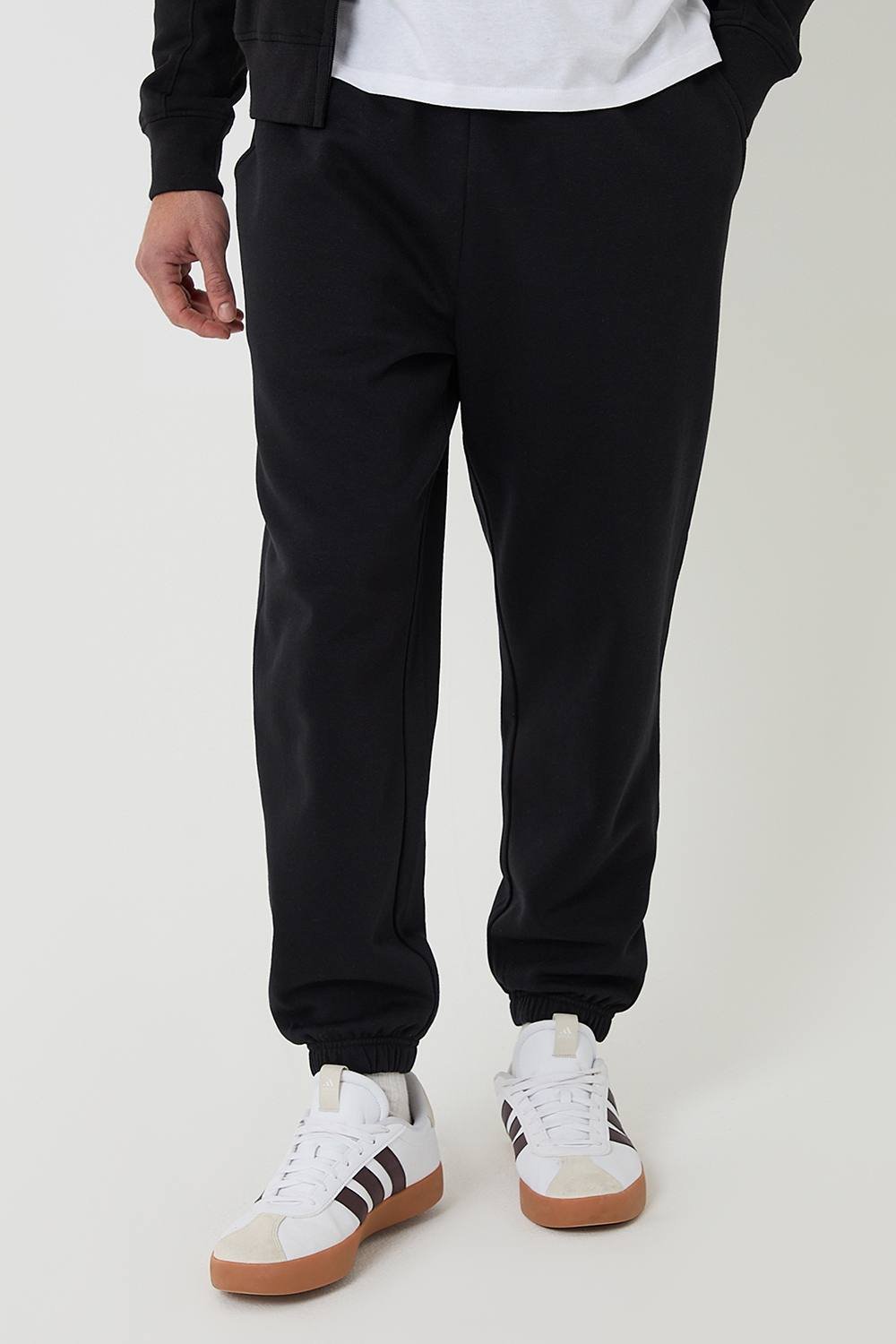 Threadbare Threadbare Men's Tapered Joggers in Black - 3