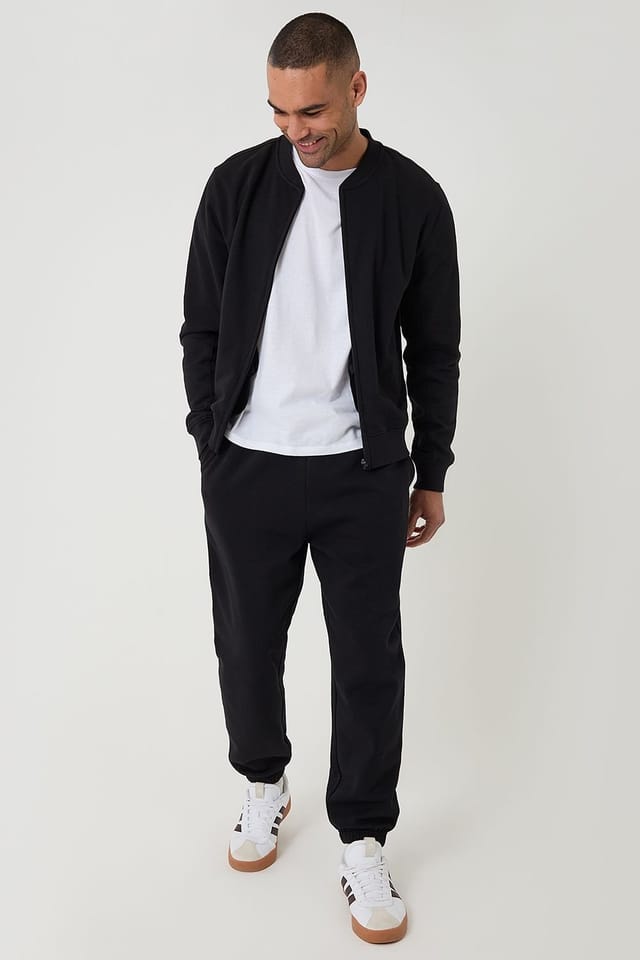 Threadbare Threadbare Men's Tapered Joggers in Black - 3