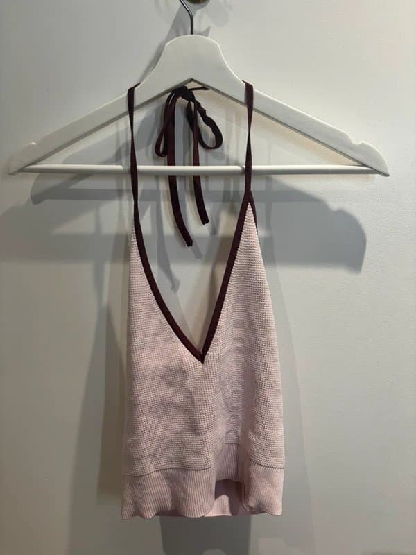 Bershka Bershka halter neck pink