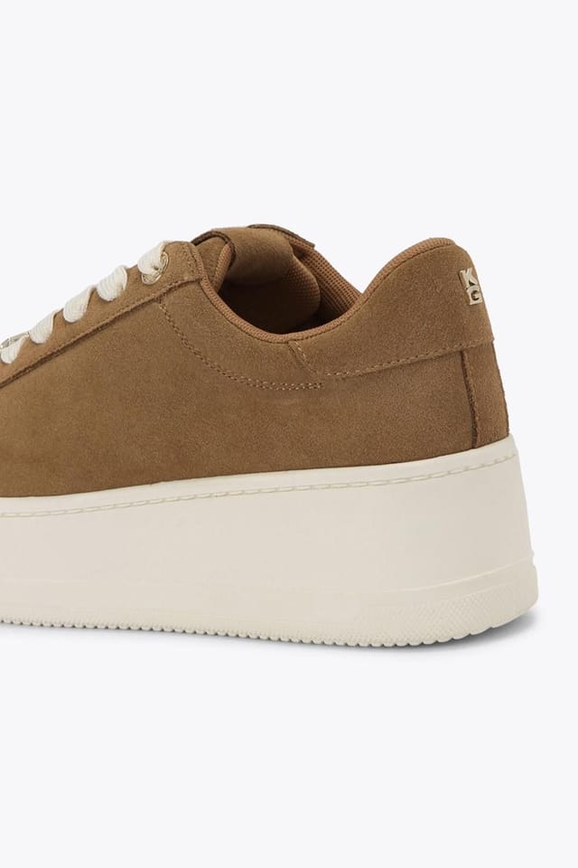 KG Kurt Geiger KG Kurt Geiger Women's 'Logic' Suede Trainers in Camel - 3