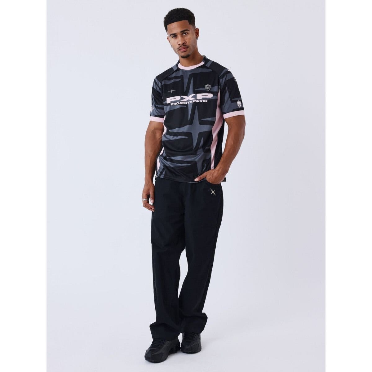 Project X Paris Men's Black Short Sleeve T-Shirt