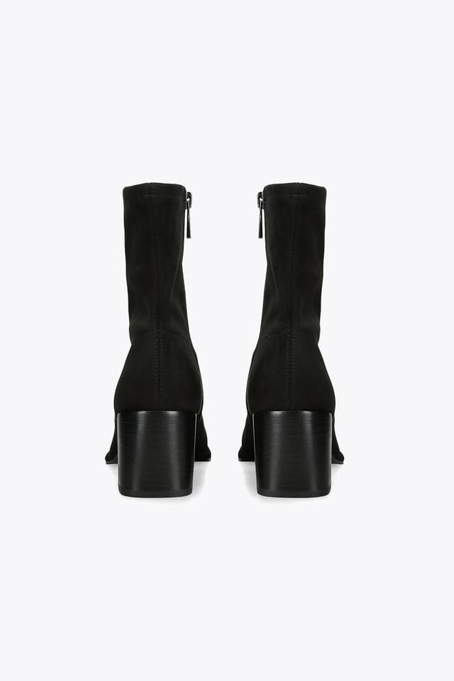 Steve Madden STEVE MADDEN Women's 'Nextstep Black Suede' Suede Boots - 3