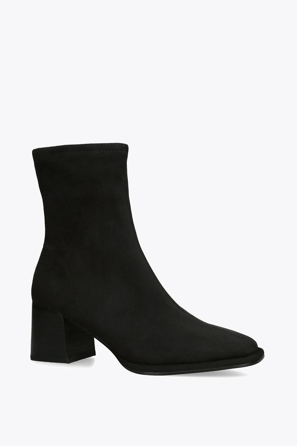 Steve Madden STEVE MADDEN Women's 'Nextstep Black Suede' Suede Boots - 4