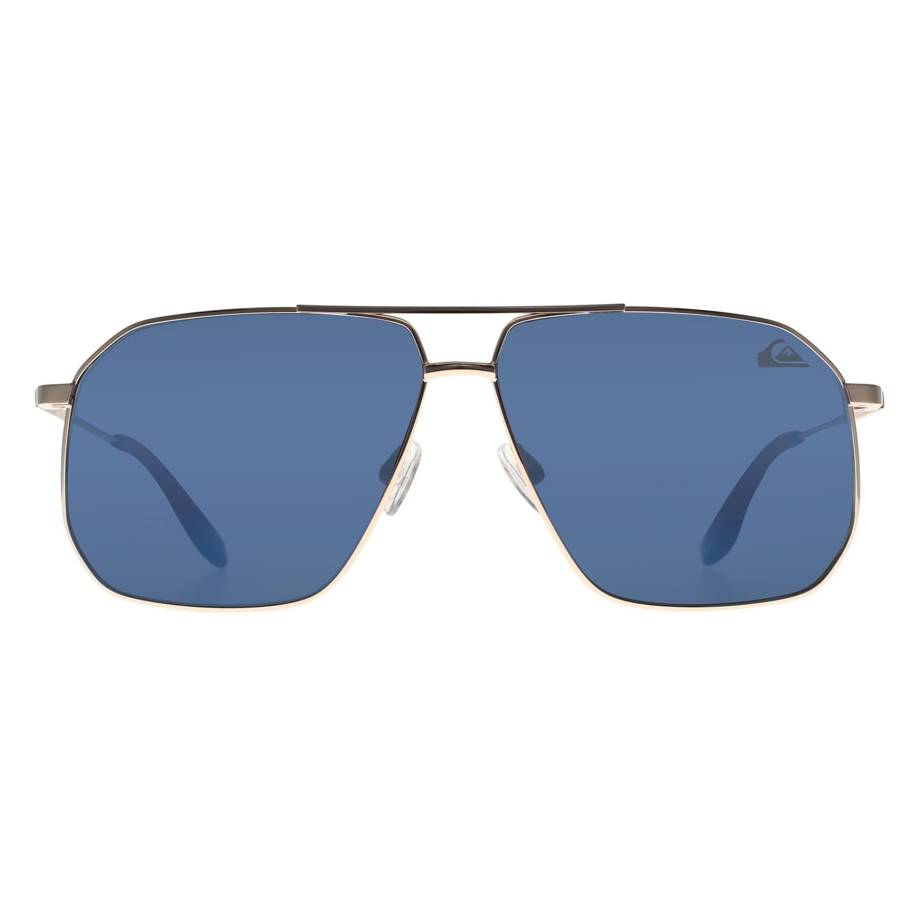 Quiksilver Quiksilver Men's Aviator Shiny Gold Blue Polarized QS3009