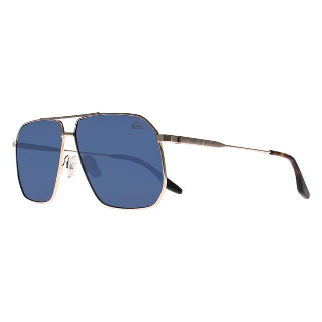 Quiksilver Quiksilver Men's Aviator Shiny Gold Blue Polarized QS3009 - 2