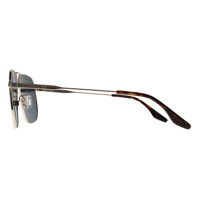 Quiksilver Quiksilver Men's Aviator Shiny Gold Blue Polarized QS3009 - 3