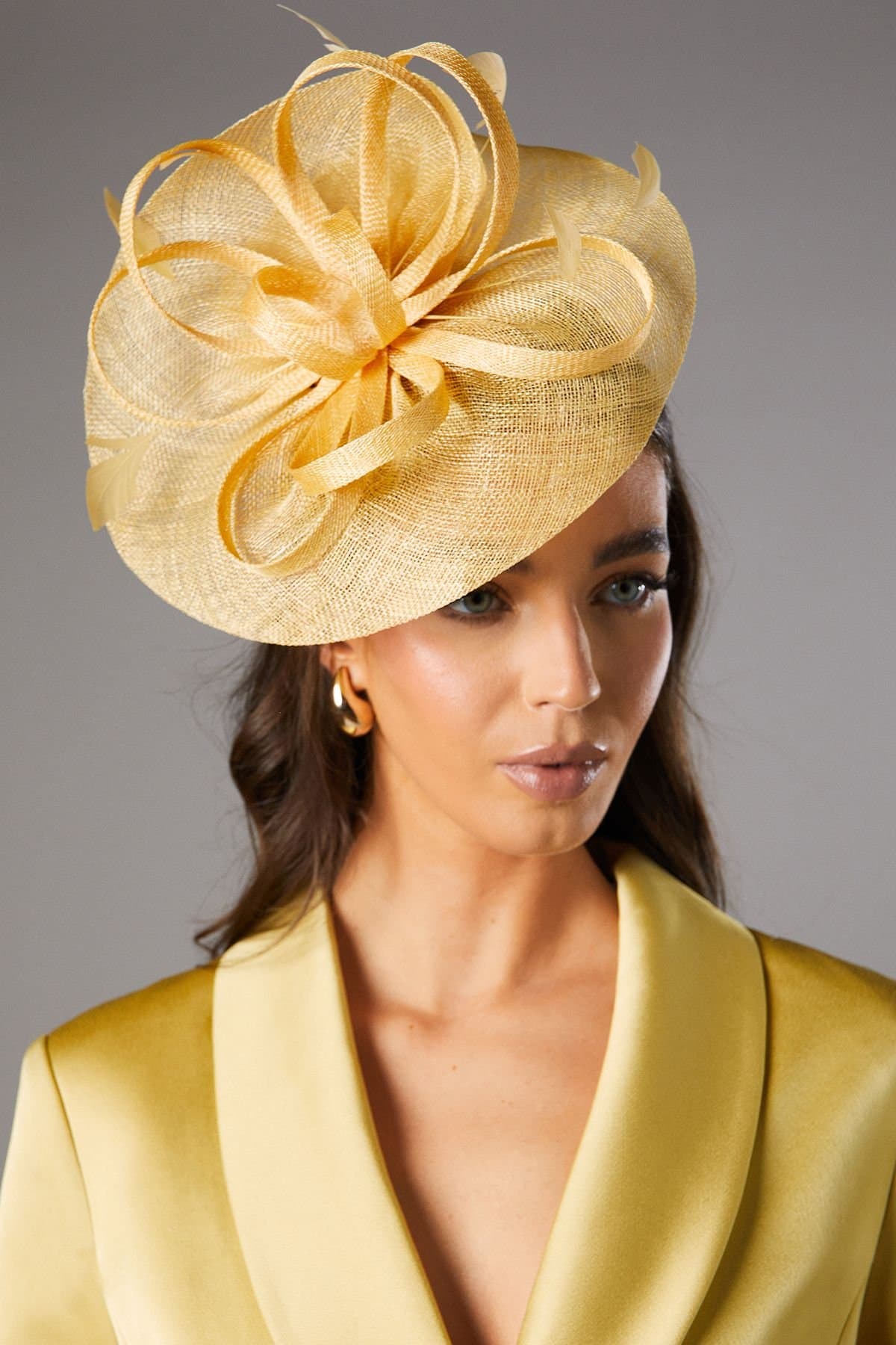 Coast Coast Lemon Feather Fascinator for Women