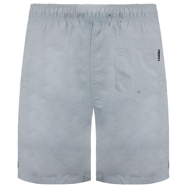 Nicce Nicce Men's Core Stretch Waist Logo Grey Swim Shorts - 2