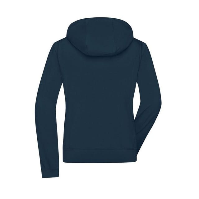James and Nicholson James and Nicholson Women's Hooded Soft Shell Jacket in Navy - 2