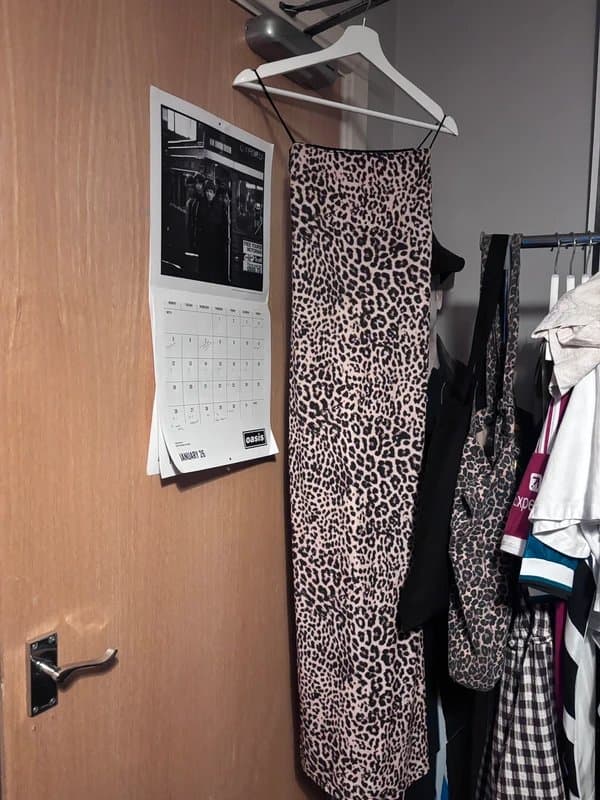 Bershka Bershka leopard print maxi dress