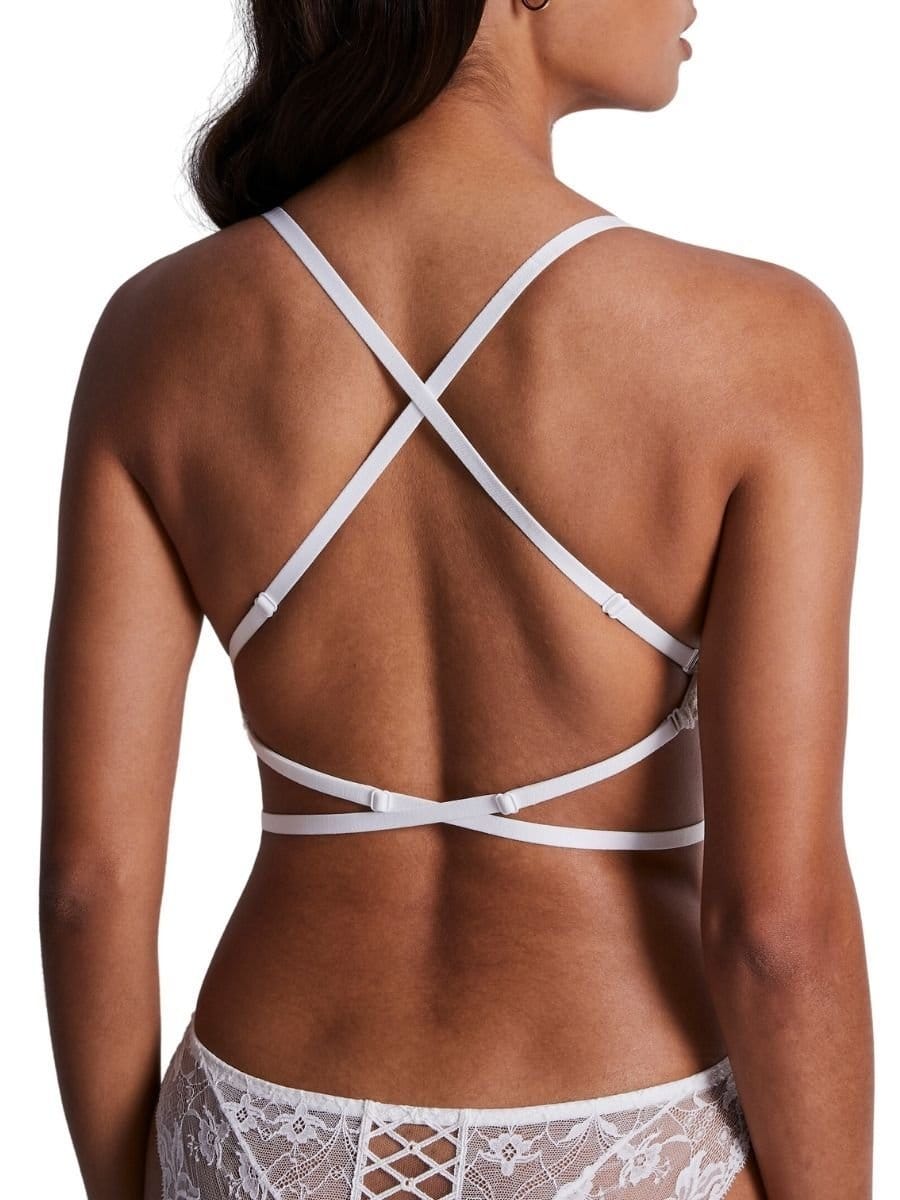 Aubade Aubade Women's Kiss Of Love Low Back Multiway Moulded Bra in White - 4