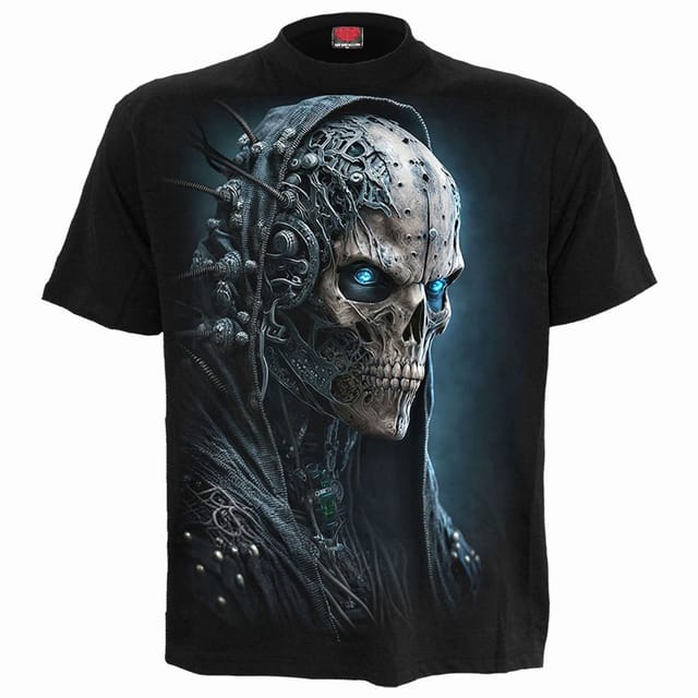 Spiral Direct Spiral Direct Men's Human 2.0 Back Print T-Shirt in Black - 2