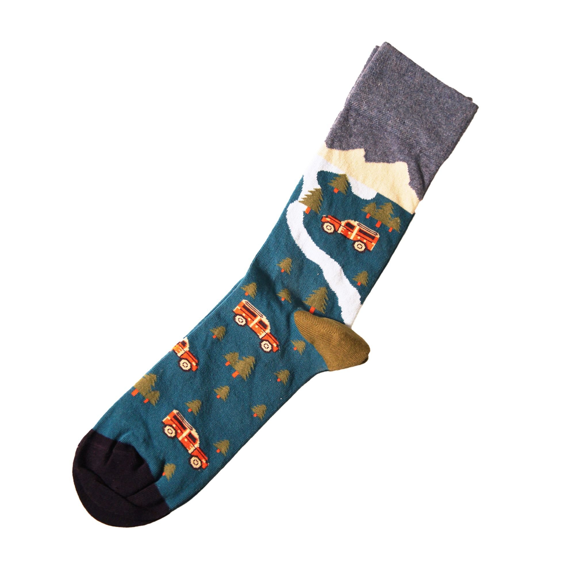 Simply Essentials Simply Essentials Men's Toys Van Socks in Khaki - 2