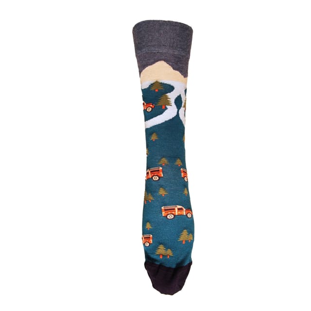 Simply Essentials Simply Essentials Men's Toys Van Socks in Khaki - 3