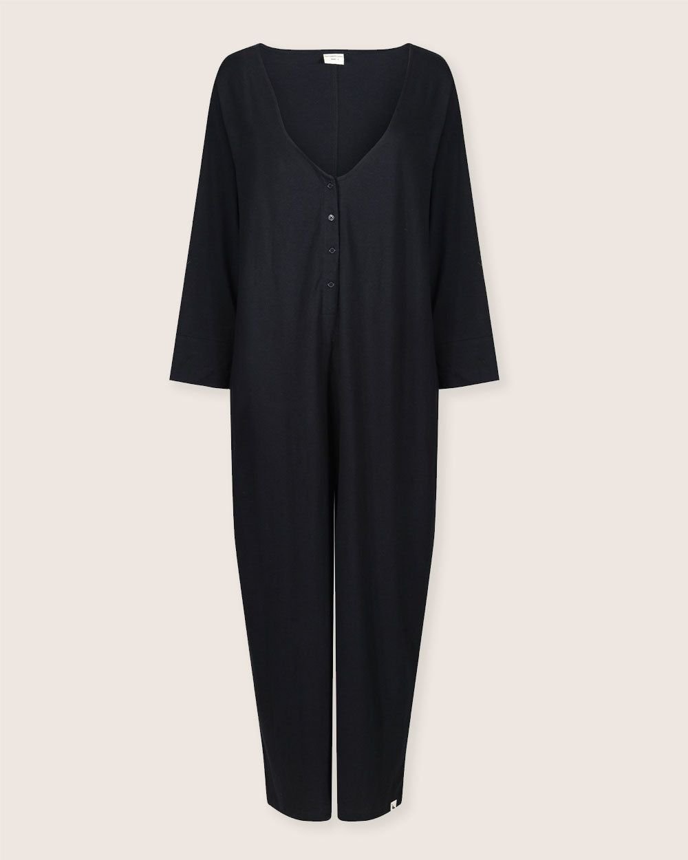 Turtledove London Turtledove London Women's Mai Black V-Neck Jumpsuit - 4