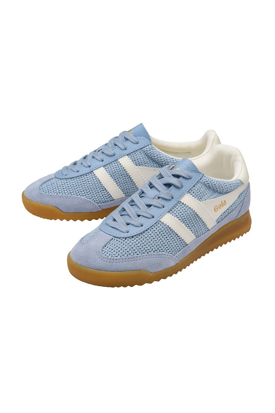 Gola Classics Gola Classics Women's 'Aztec' Suede Lace-Up Trainers in Blue - 3