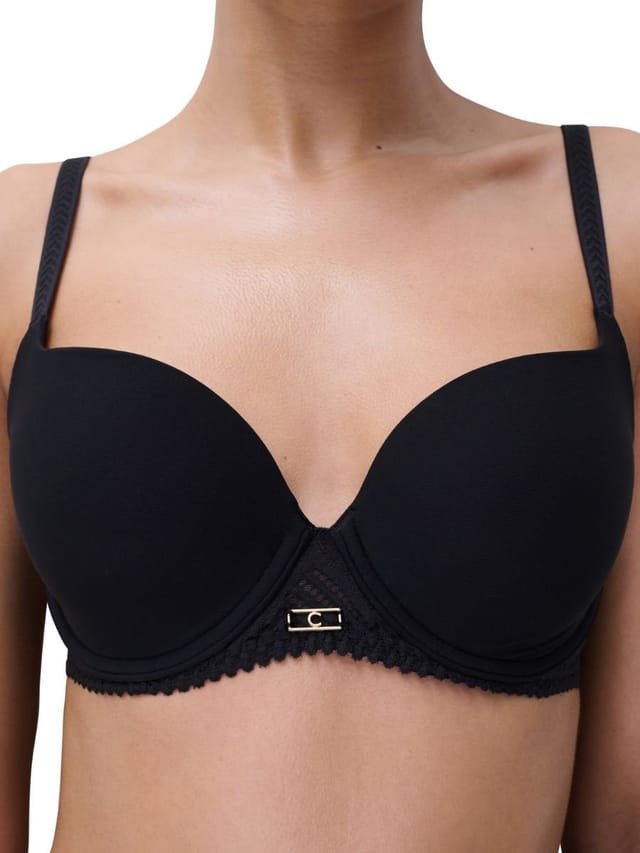 Chantelle Chantelle Women's Origins Covering T-Shirt Bra in Black - 3