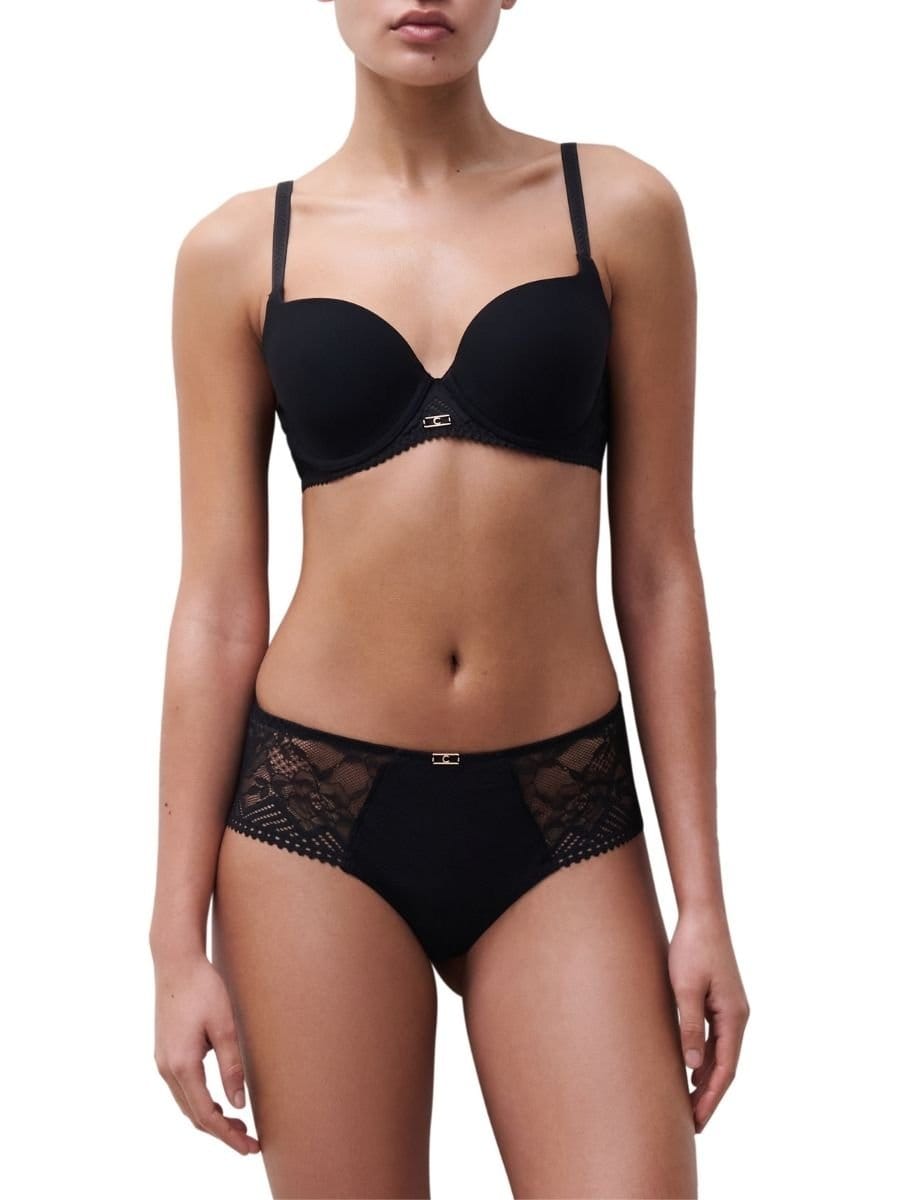 Chantelle Chantelle Women's Origins Covering T-Shirt Bra in Black - 4