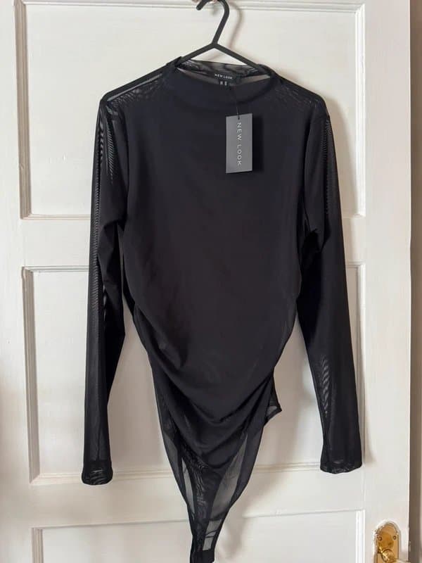 New Look New Look - Mesh Ruched Side Bodysuit