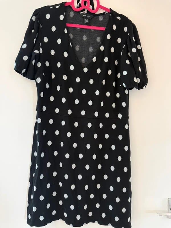 New Look Lightweight knit polka dot dress - perfect for Spring - size 18