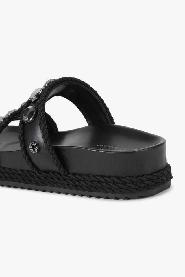 Carvela Carvela Women's 'Sorella Flatform' Sandals in Black - 3