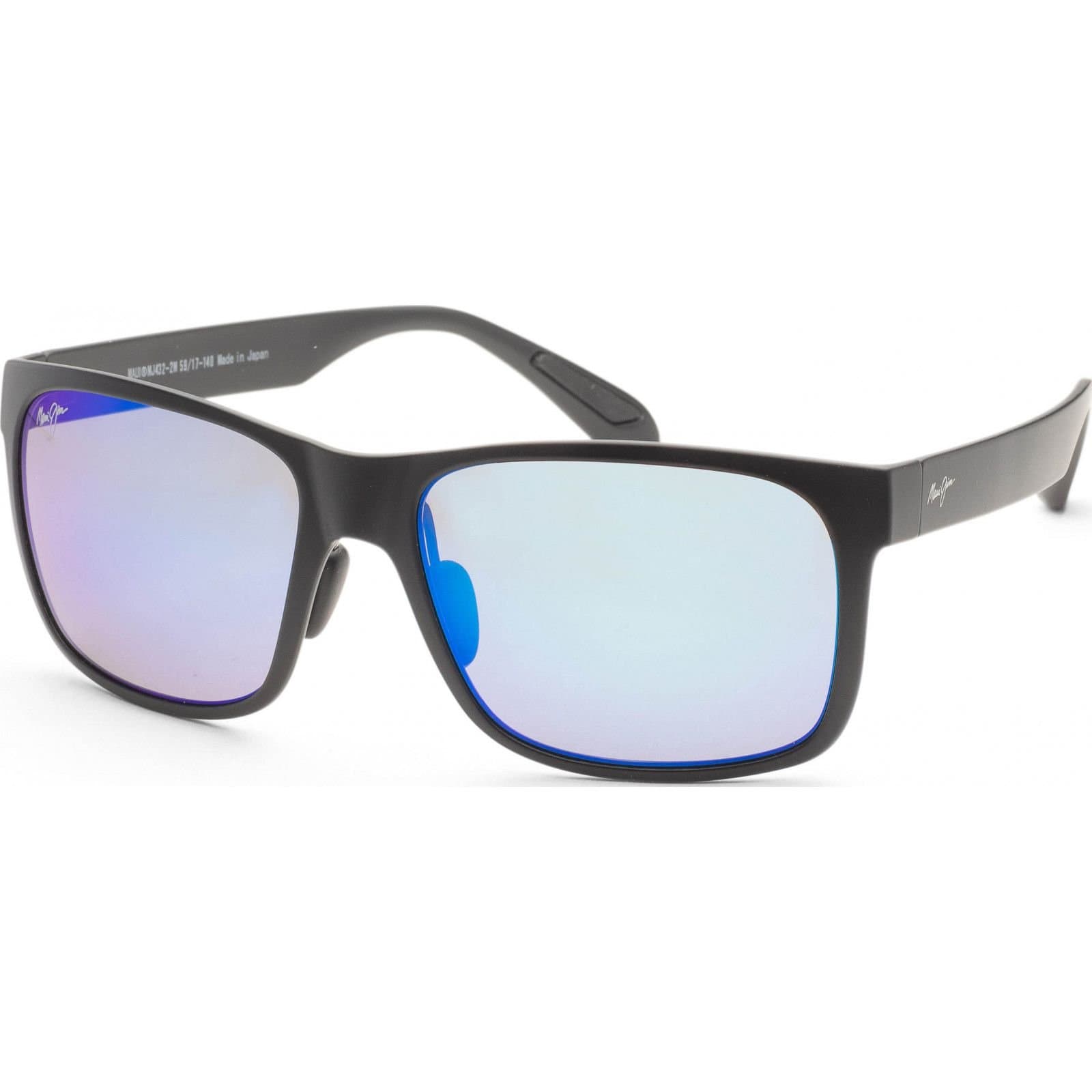 Maui Jim Maui Jim Men's MJ0432S-003 Red Sands Aviator/Navigator Sunglasses in Black
