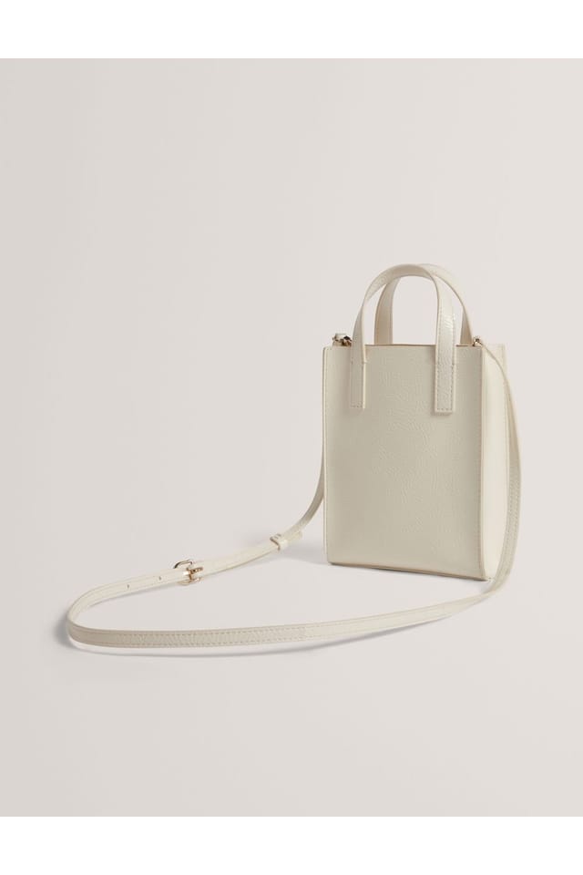 Ted Baker Ted Baker Women's Rose Detail Crinkle Small Bag Ivory - 2
