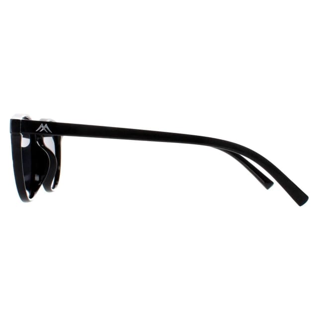 montana montana Men's Round Shiny Black Smoke Polarized MP75 - 3