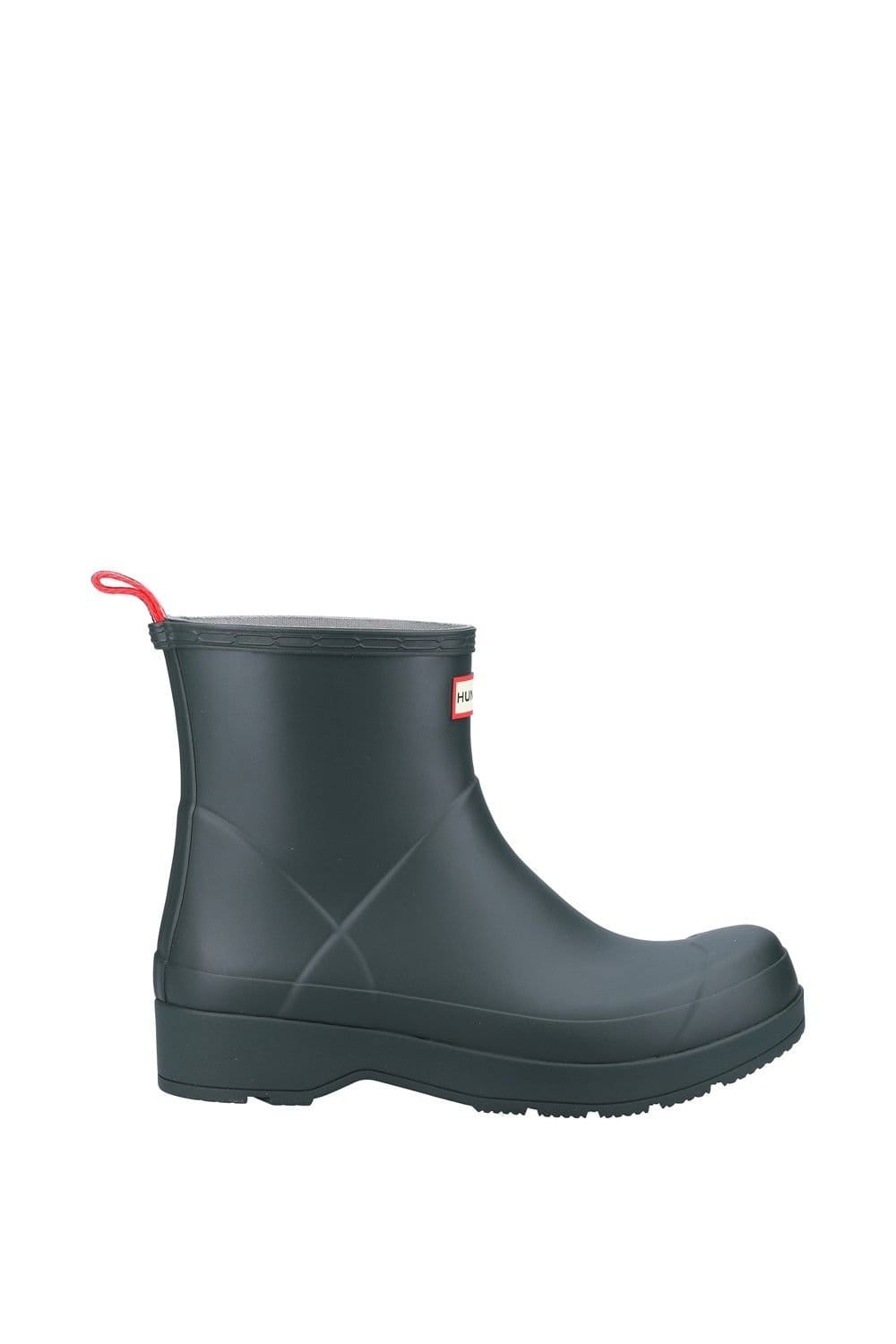 Hunter Hunter Men's 'Play Boot Short' Wellington Boots in Dark Green - 4