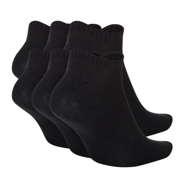 Nike Nike Men's Lightweight Everyday No-Show Socks (Pack of 6) in Black - 2
