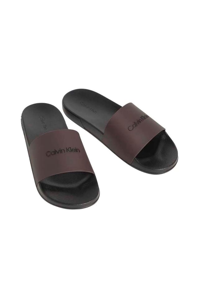 Calvin Klein Calvin Klein Men's Ess Slide Monobrand Cv Black/Bordeaux in Black - 2
