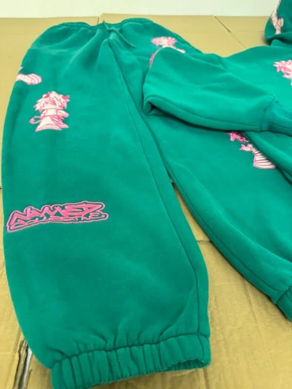 NAMED collective Named collective unisex green misbehave full tracksuit set S/M rare streetwear limited